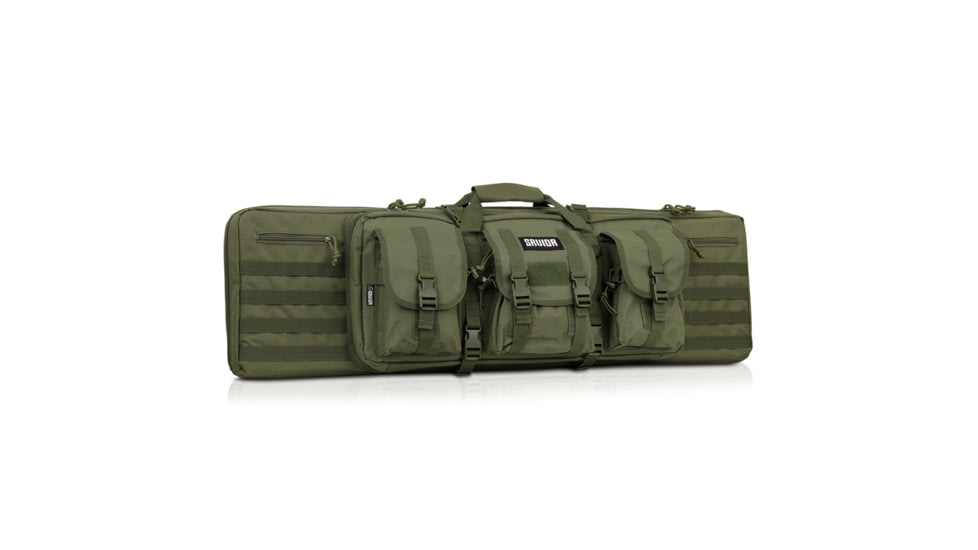 Savior Equipment American Classic Double Rifle Case, OD Green, 41in L x 12in H, RB-4212DG-V1-OG