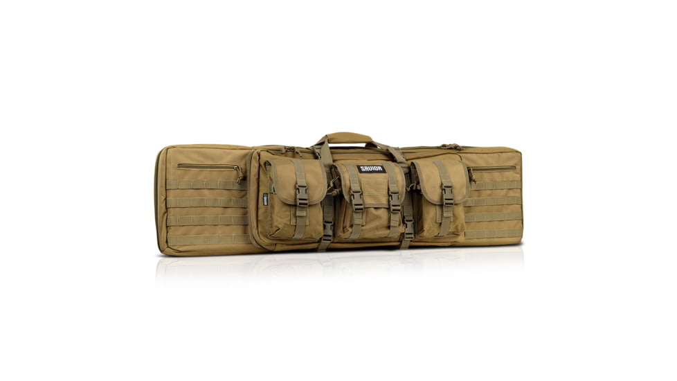 Savior Equipment American Classic Double Rifle Case, 51in, Dark FDE, RB-5112DG-V1-TN