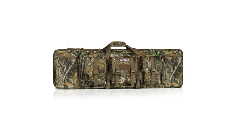 Savior Equipment American Classic Double Rifle Case, Realtree Edge, 41in L x 12in H, RB-4212DG-V1-EDGE