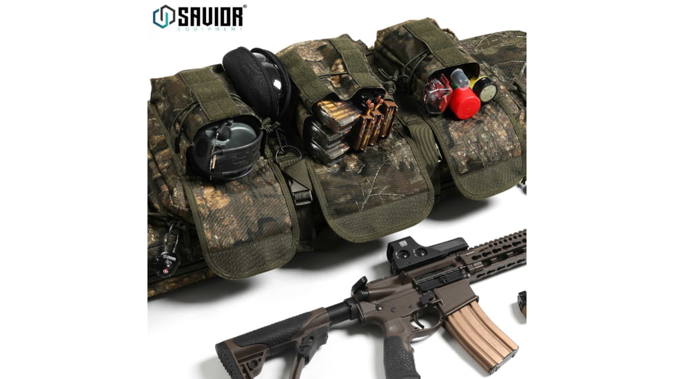 Savior Equipment American Classic Double Rifle Case, Realtree Timber, 54in L x 12in H, RB-5512DG-V1-TMBR
