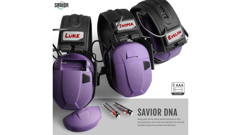 Savior Equipment Apollo Electronic Sound Suppressor, Purple, Collapsed: 5.5 x 5.5 x 4, EM-APOLLO-UR
