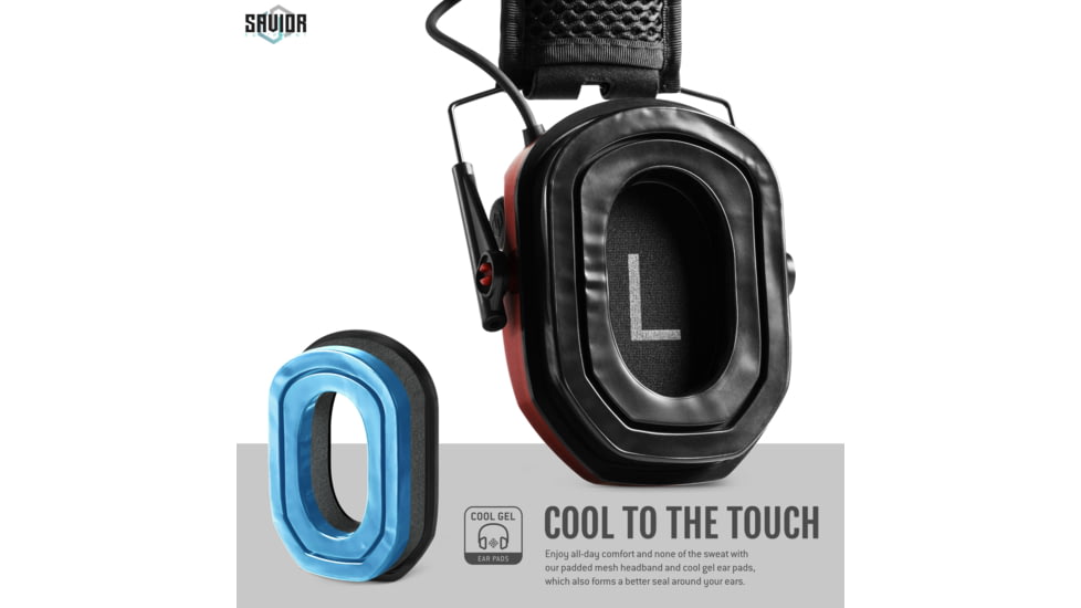 Savior Equipment Apollo Electronic Sound Suppressor, Red, Collapsed: 5.5 x 5.5 x 4, EM-APOLLO-RD
