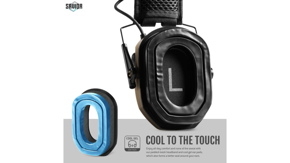 Savior Equipment Apollo Electronic Sound Suppressor, Tan, Collapsed: 5.5 x 5.5 x 4, EM-APOLLO-TN