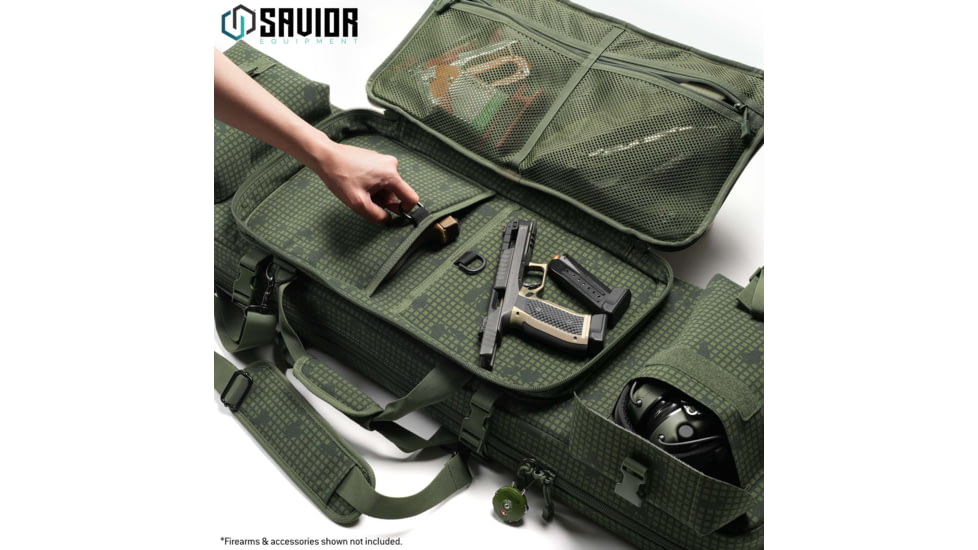 Savior Equipment Urban Warfare Double Rifle Bag, Desert Night Camo, 36in, RB-3612DG-VER2-DNC