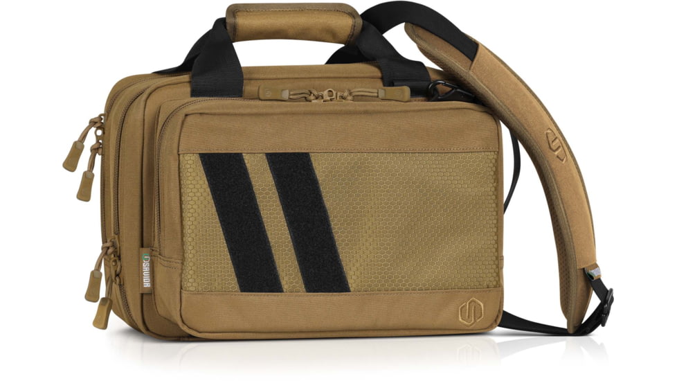 Savior Equipment Specialist Pistol Mni Range Bag, Tan, 13in L x 9inH  x 8in W, RA-DGSPWS-MINI-TN