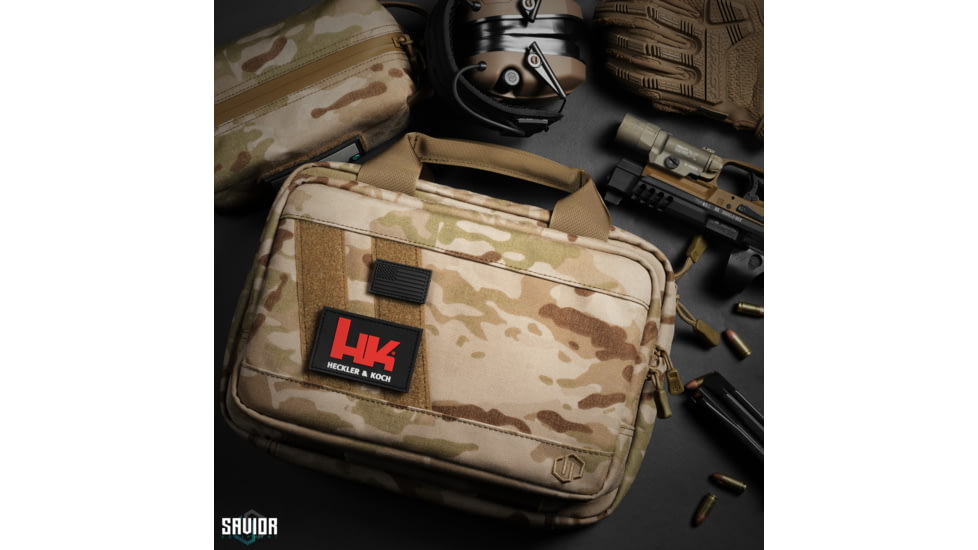 Savior Equipment Multicam Specialist Pistol Case, Multicam Arid, 12.5in L x 8.5in H x 2.5in W, HC-DGSPORT-WS-MCID