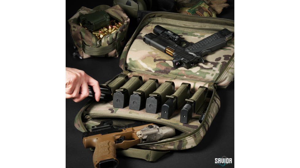 Savior Equipment MultiCam Specialist Pistol Case, Multicam Original, 12.5in L x 8.5in H x 2.5in W, HC-DGSPORT-WS-MCOG