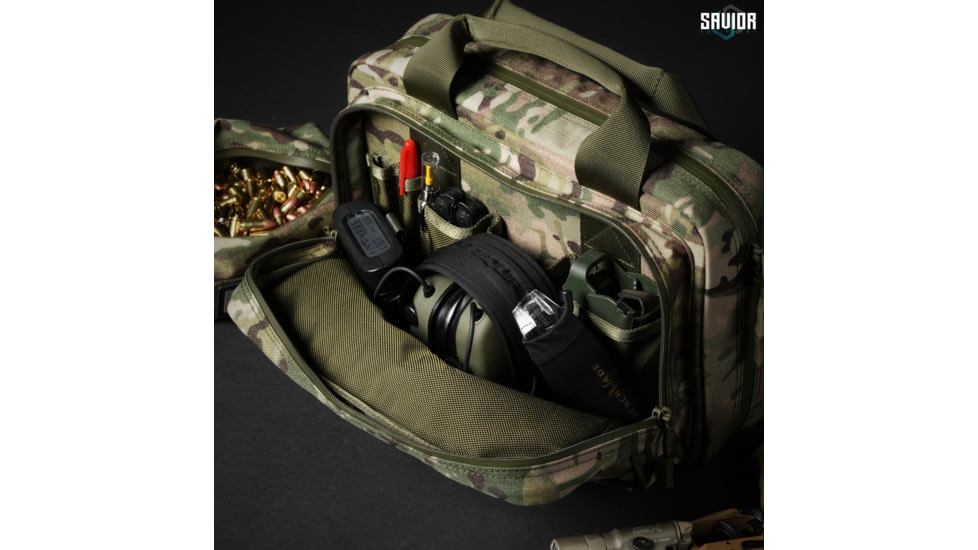 Savior Equipment MultiCam Specialist Pistol Case, Multicam Original, 12.5in L x 8.5in H x 2.5in W, HC-DGSPORT-WS-MCOG