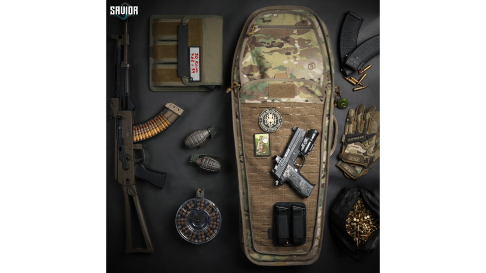 Savior Equipment Multicam T.G.B Coffin 30in Covert Single Rifle Case, Original, RB-COVERT30-SS-MCOG