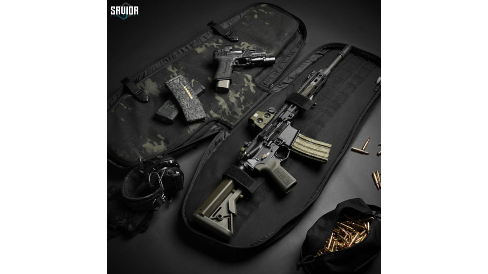 Savior Equipment MULTICAM T.G.B Coffin Covert Single Rifle Case, 30in, Multicam Black, RB-COVERT30-SS-MCB