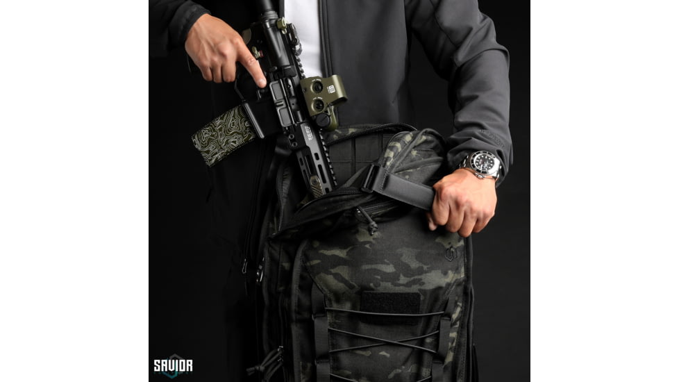 Savior Equipment MULTICAM T.G.B Coffin Covert Single Rifle Case, 30in, Multicam Black, RB-COVERT30-SS-MCB