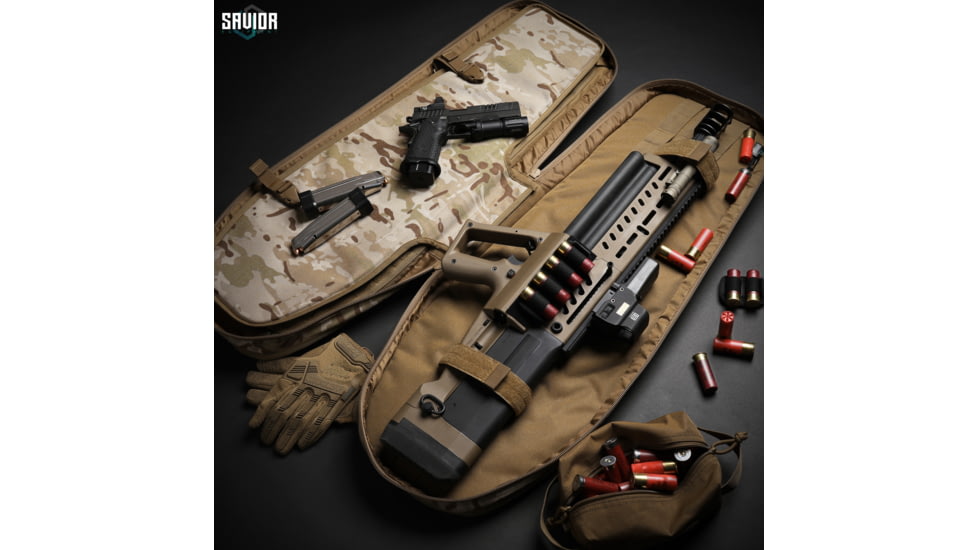 Savior Equipment MULTICAM T.G.B Coffin Covert Single Rifle Case, 34in, Multicam Arid, RB-COVERT34-SS-MCID