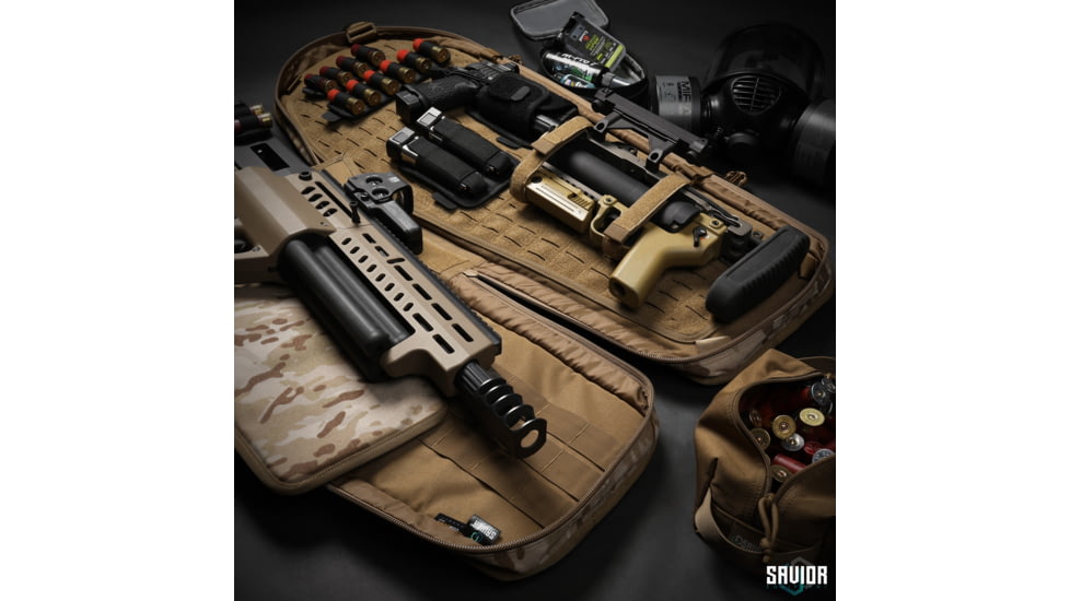 Savior Equipment MULTICAM T.G.B Coffin Covert Single Rifle Case, 34in, Multicam Arid, RB-COVERT34-SS-MCID