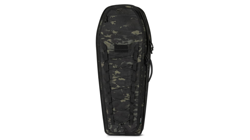 Savior Equipment Multicam T.G.B Coffin Covert Single Rifle Case, Multicam Black, 34in H x 13in L x 3in W, RB-COVERT34-SS-MCB