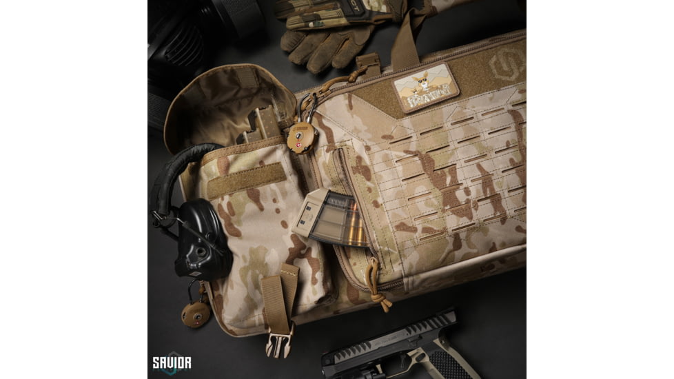 Savior Equipment MULTICAM Urban Warfare Double Rifle Case, 42in, Multicam Arid, RB-4212DG-VER2-MCID