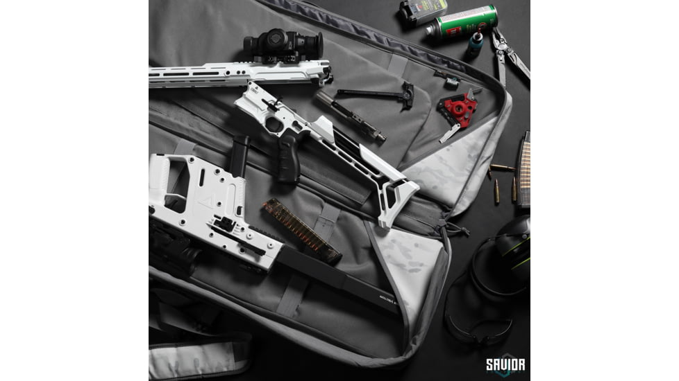 Savior Equipment MULTICAM Urban Warfare Double Rifle Case, 51in, Multicam Alpine, RB-5112DG-VER2-MCAL