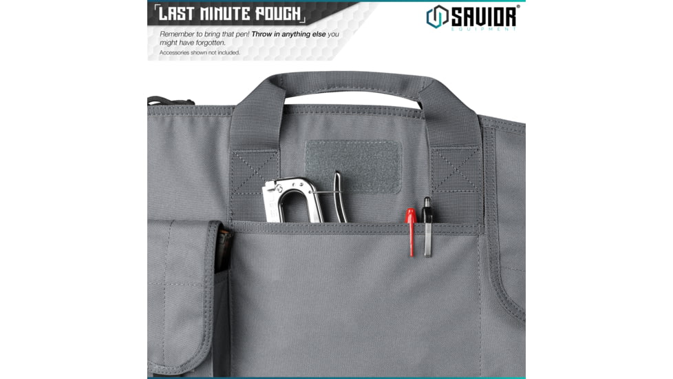 Savior Equipment Patriot Single Single Rifle Case, 35in, Gray, RB-SG36-V1-GS