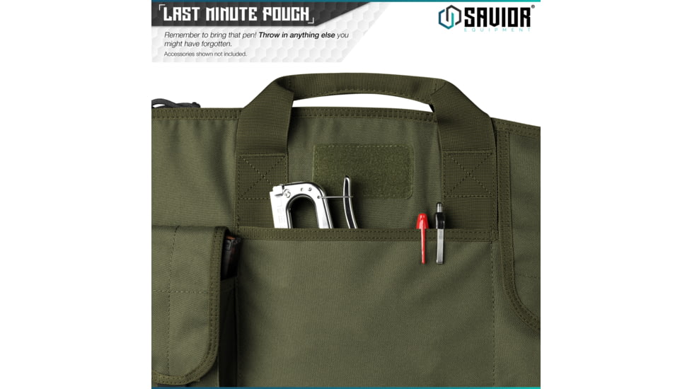 Savior Equipment Patriot Single Single Rifle Case, 35in, OD Green, RB-SG36-V1-OG