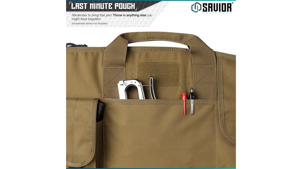 Savior Equipment Patriot Single Single Rifle Case, 41in, Dark FDE, RB-SG42-V1-TN