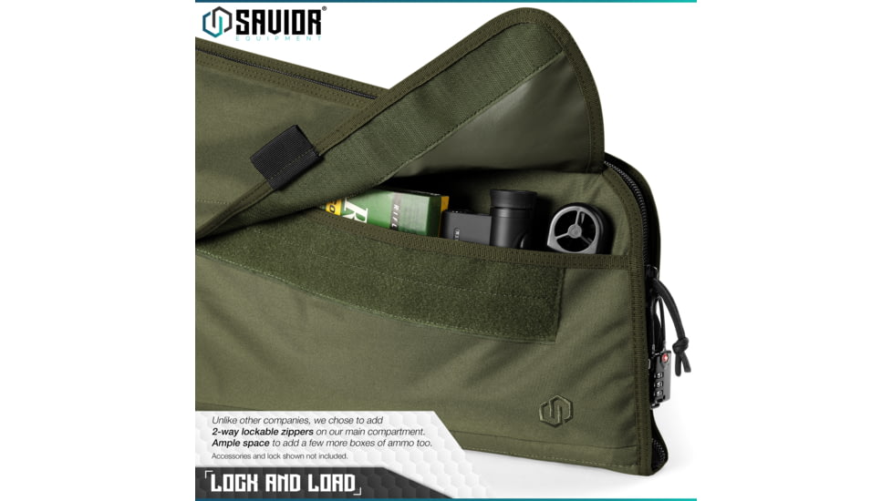 Savior Equipment Patriot Single Single Rifle Case, 45in, OD Green, RB-SG46-V1-OG