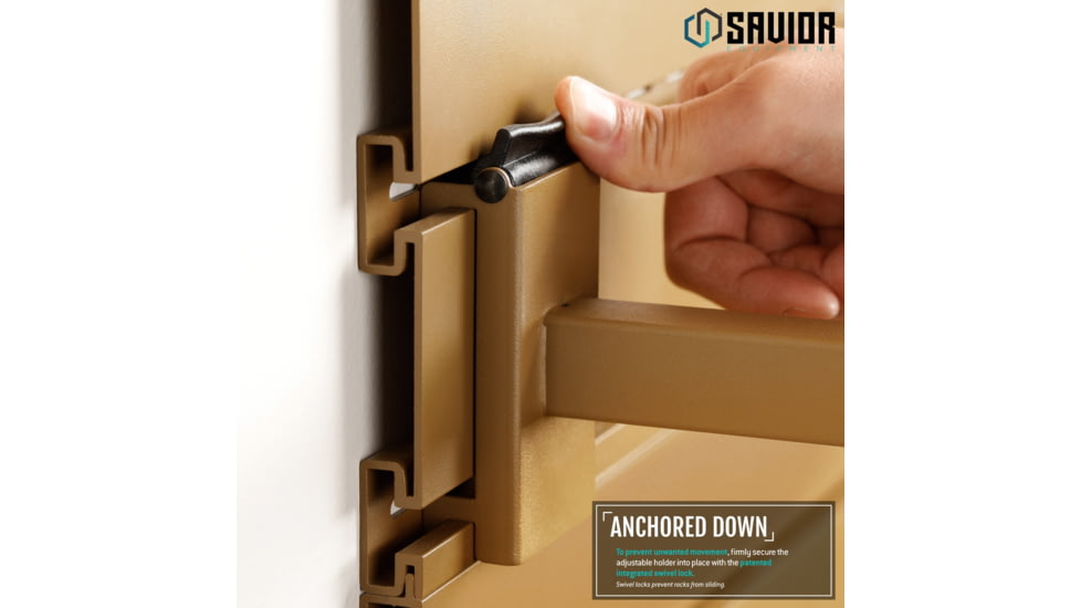 Savior Equipment Adjustable Pistol Hanger w/ Double Hook