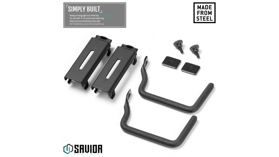 Savior Equipment Wall Rack System Attachments Rifle Hooks