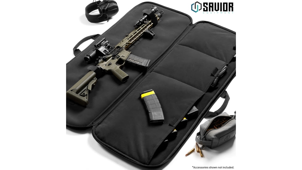 Savior Equipment Specialist 36in Single Rifle Case, Black, 36 x 14.5 x 1, RB-SG36-WS-BK
