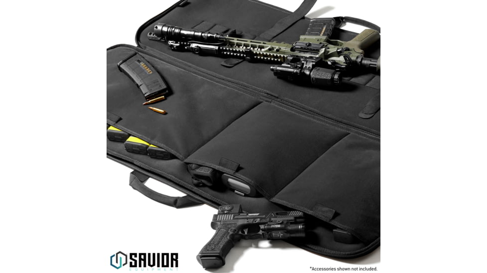 Savior Equipment Specialist 36in Single Rifle Case, Black, 36 x 14.5 x 1, RB-SG36-WS-BK