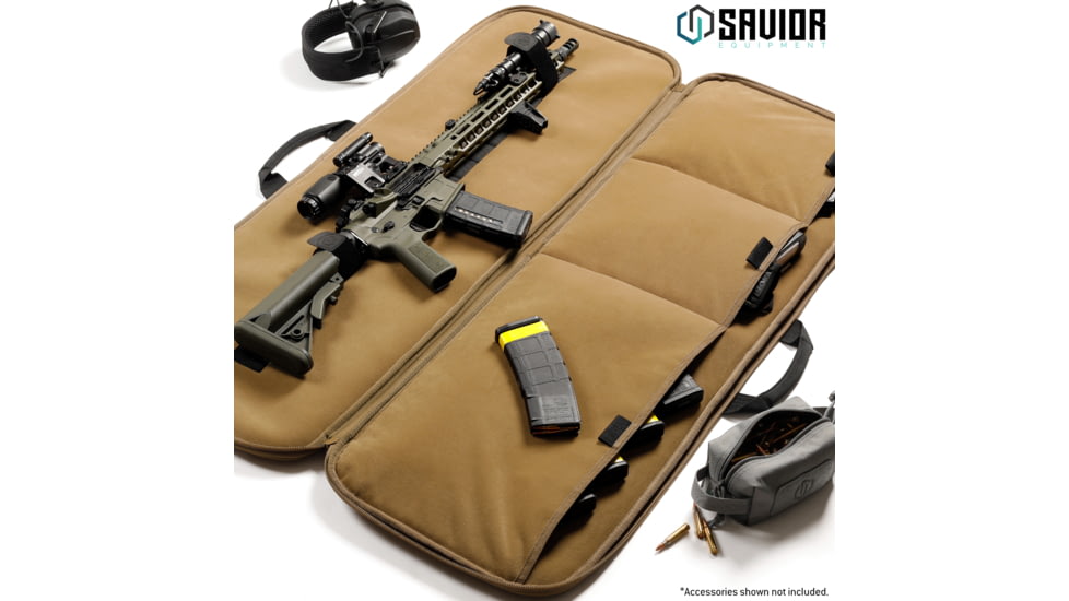 Savior Equipment Specialist 36in Single Rifle Case, Dark FDE, 36 x 14.5 x 1, RB-SG36-WS-TN