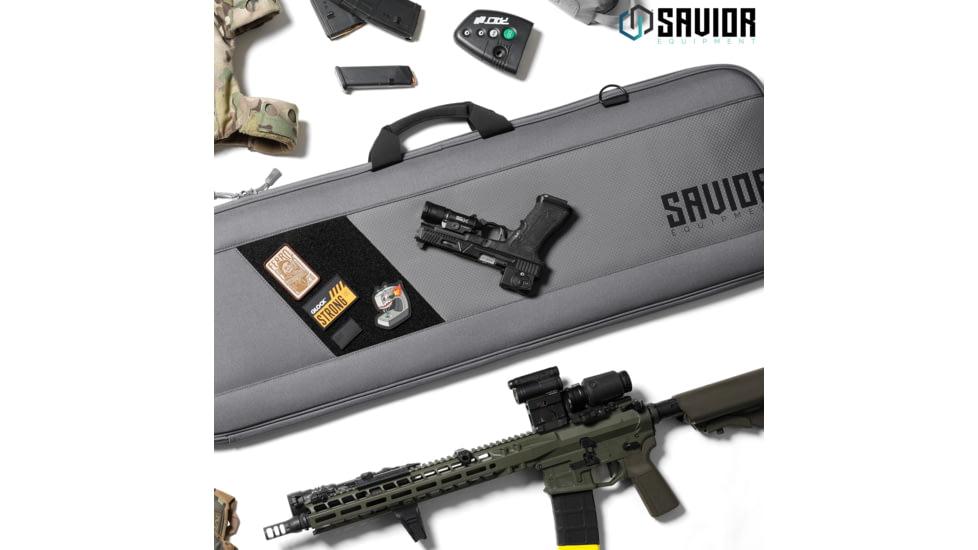 Savior Equipment Specialist 42in Single Rifle Case, Gray, 42 x 14.5 x 1, RB-SG42-WS-GS