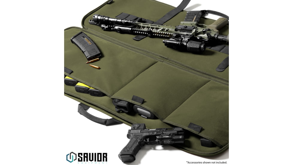 Savior Equipment Specialist 42in Single Rifle Case, OD Green, 42 x 14.5 x 1, RB-SG42-WS-OG