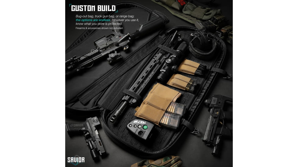 Savior Equipment Specialist Covert Single Rifle Case, 30in, Black, RB-SGSPORT30-WS-BK