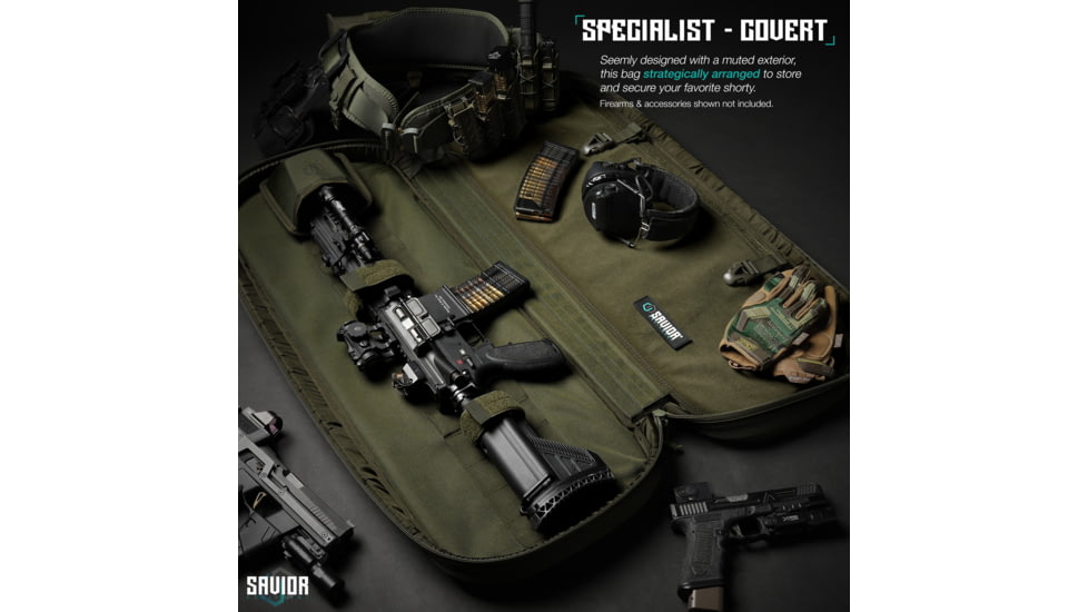 Savior Equipment Specialist Covert Single Rifle Case, 34in, OD Green, RB-SGSPORT34-WS-OG