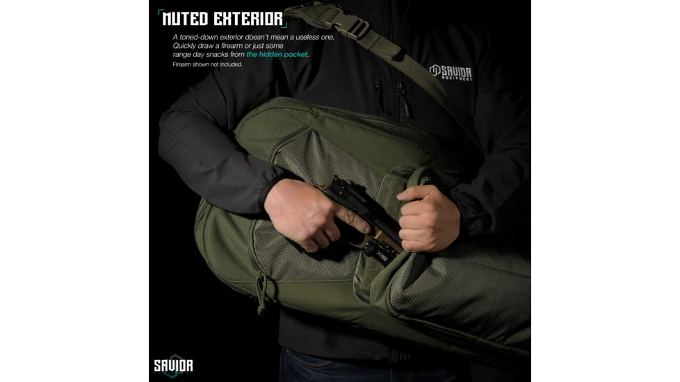 Savior Equipment Specialist Covert Single Rifle Case, 34in, OD Green, RB-SGSPORT34-WS-OG