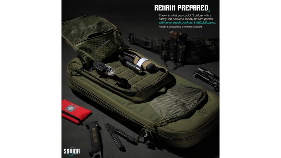 Savior Equipment Specialist Covert Single Rifle Case, 34in, OD Green, RB-SGSPORT34-WS-OG