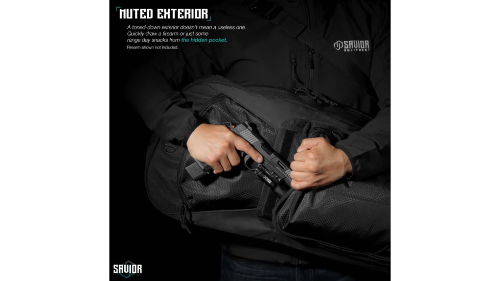 Savior Equipment Specialist Covert Single Rifle Case, Black, RB-SGSPORT38-WS-BK