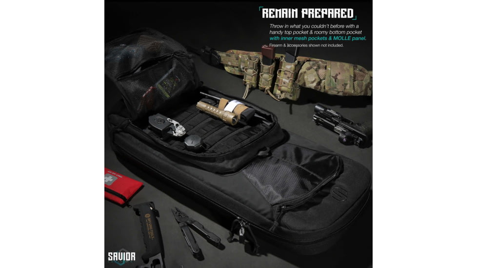 Savior Equipment Specialist Covert Single Rifle Case, Black, RB-SGSPORT38-WS-BK