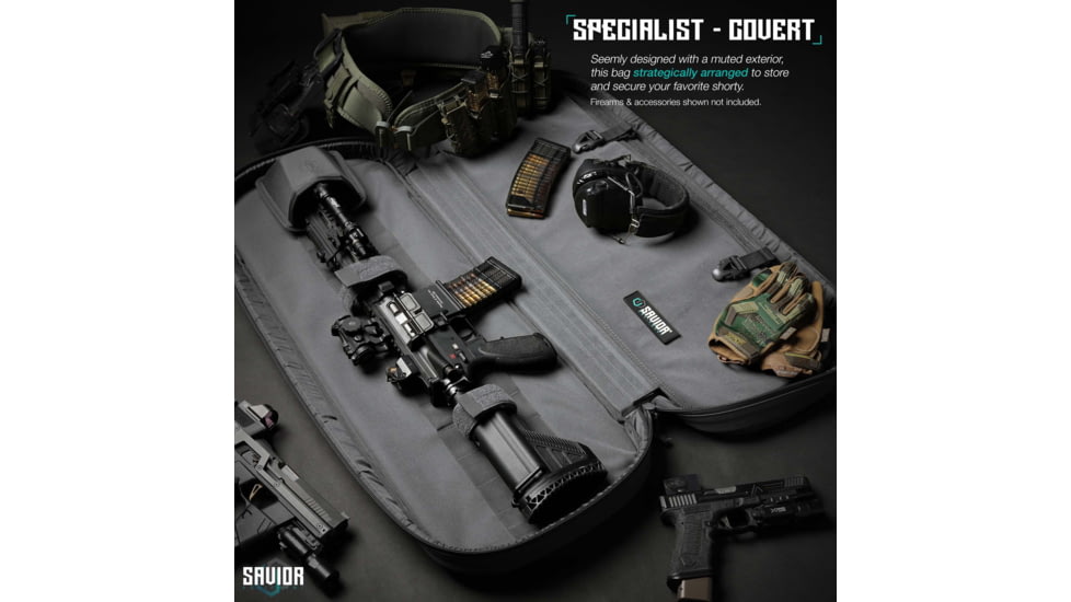 Savior Equipment Specialist Covert Single Rifle Case, SW Gray, RB-SGSPORT38-WS-GS