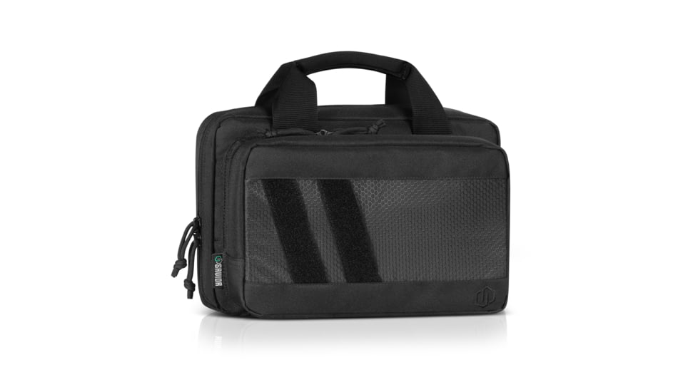 Savior Equipment Specialist Double Pistol Case, Black, 12.5in L x 8.5in H x 2.5in W, HC-DGSPORT-WS-BK