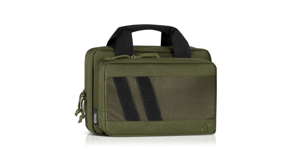 Savior Equipment Specialist Double Pistol Case, OD Green, 12.5in L x 8.5in H x 2.5in W, HC-DGSPORT-WS-OG
