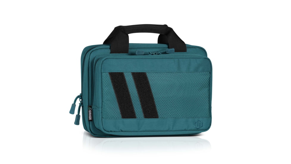Savior Equipment Specialist Double Pistol Case, Savior Teal, 12.5in L x 8.5in H x 2.5in W, HC-DGSPORT-WS-TE
