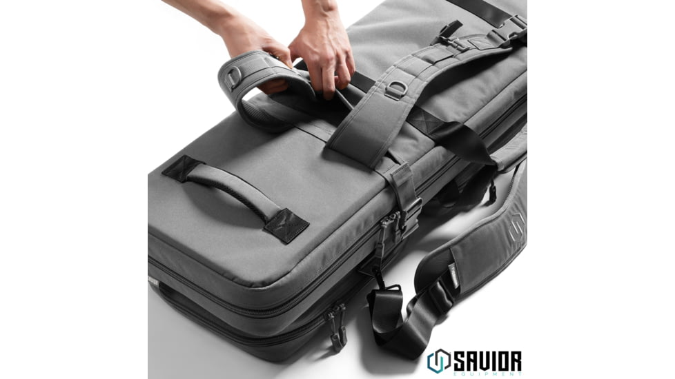 Savior Equipment Specialist LRP Single Rifle Case, 50.5in, Gray, 51 L x 12.5 H x 3.5 W, RB-SG51-LRP-WS-GS