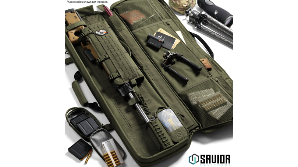 Savior Equipment Specialist LRP Single Rifle Case, 50.5in, OD Green, 51 L x 12.5 H x 3.5 W, RB-SG51-LRP-WS-OG