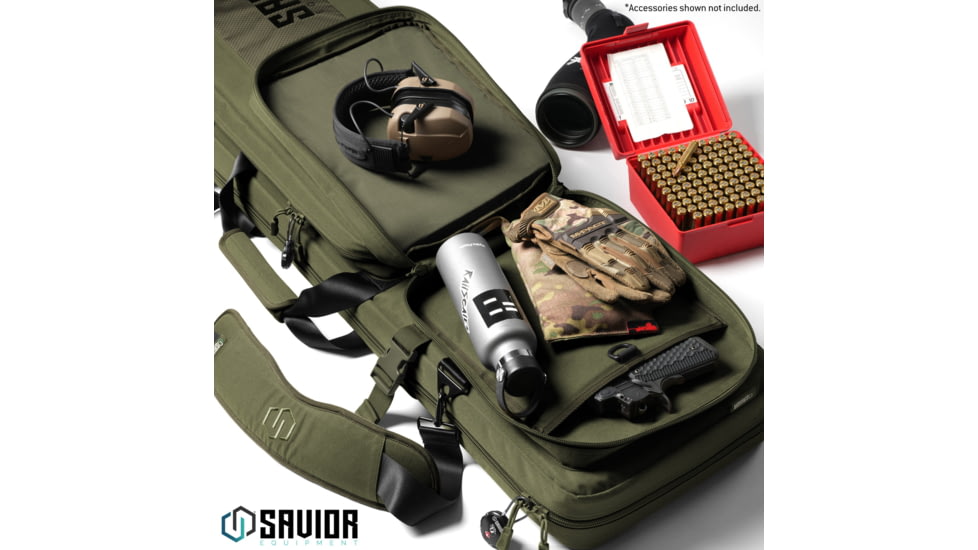 Savior Equipment Specialist LRP Single Rifle Case, 50.5in, OD Green, 51 L x 12.5 H x 3.5 W, RB-SG51-LRP-WS-OG