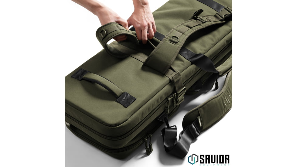 Savior Equipment Specialist LRP Single Rifle Case, 50.5in, OD Green, 51 L x 12.5 H x 3.5 W, RB-SG51-LRP-WS-OG
