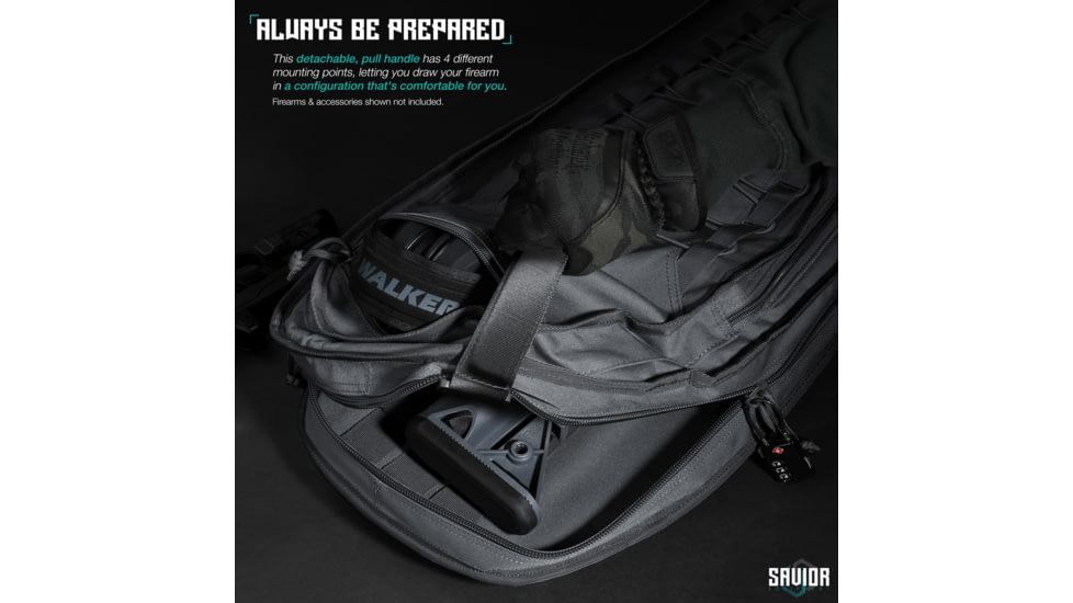 Savior Equipment T.G.B Coffin Covert Single Rifle Case, 30in, Gray, RB-COVERT30-SS-GS