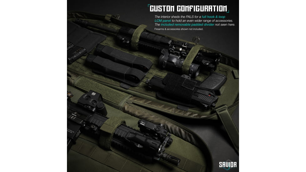 Savior Equipment T.G.B Coffin Covert Single Rifle Case, 30in, OD Green, RB-COVERT30-SS-OG