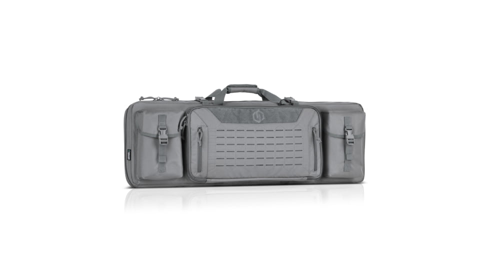Savior Equipment Urban Warfare Double Rifle Case, Grey, 35in L x 12in H, RB-3612DG-VER2-GS