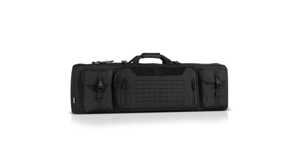 Savior Equipment Urban Warfare Double Rifle Case, Black, 41in L x 12in H, RB-4212DG-VER2-BK