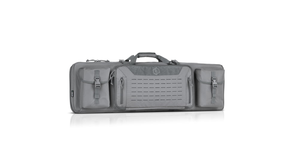 Savior Equipment Urban Warfare Double Rifle Case, Grey, 41in L x 12in H, RB-4212DG-VER2-GS